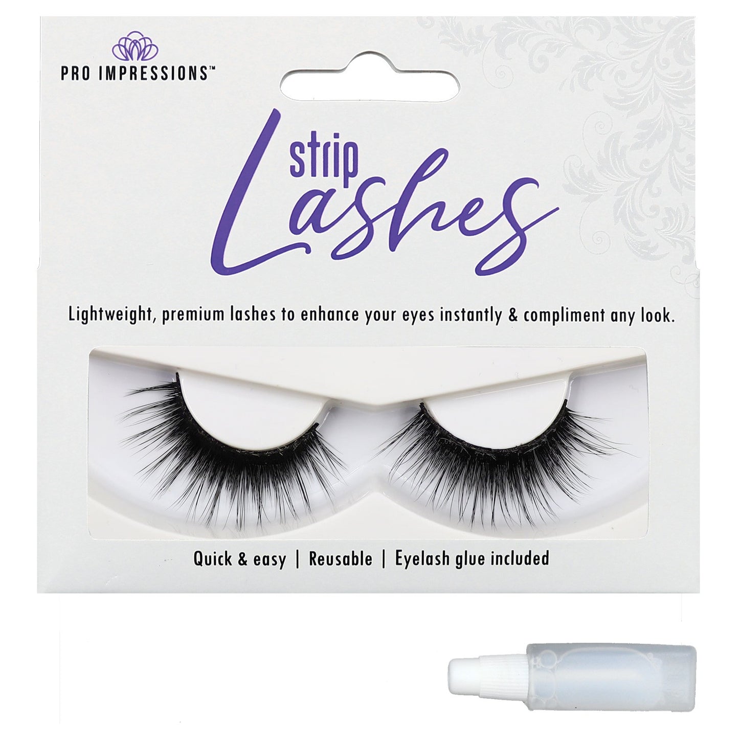 Premium 3D Silk Volume Strip Lashes - SL012