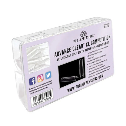 Advance Clear® XL Competition Nail Tips