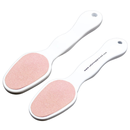Double Sided Ceramic Foot File (Curved Handle)