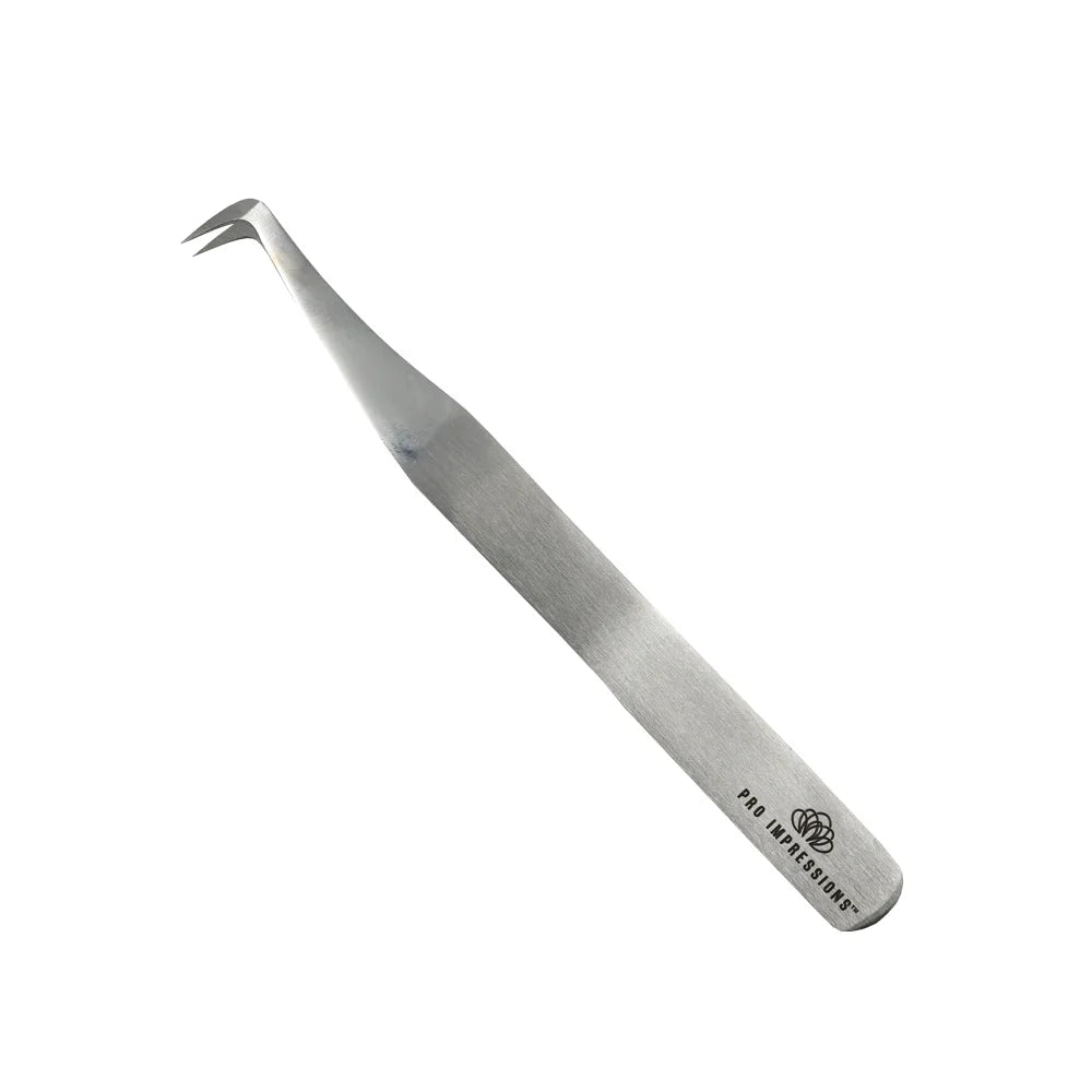 Extreme Angled Eyelash Extension Tweezer Style B