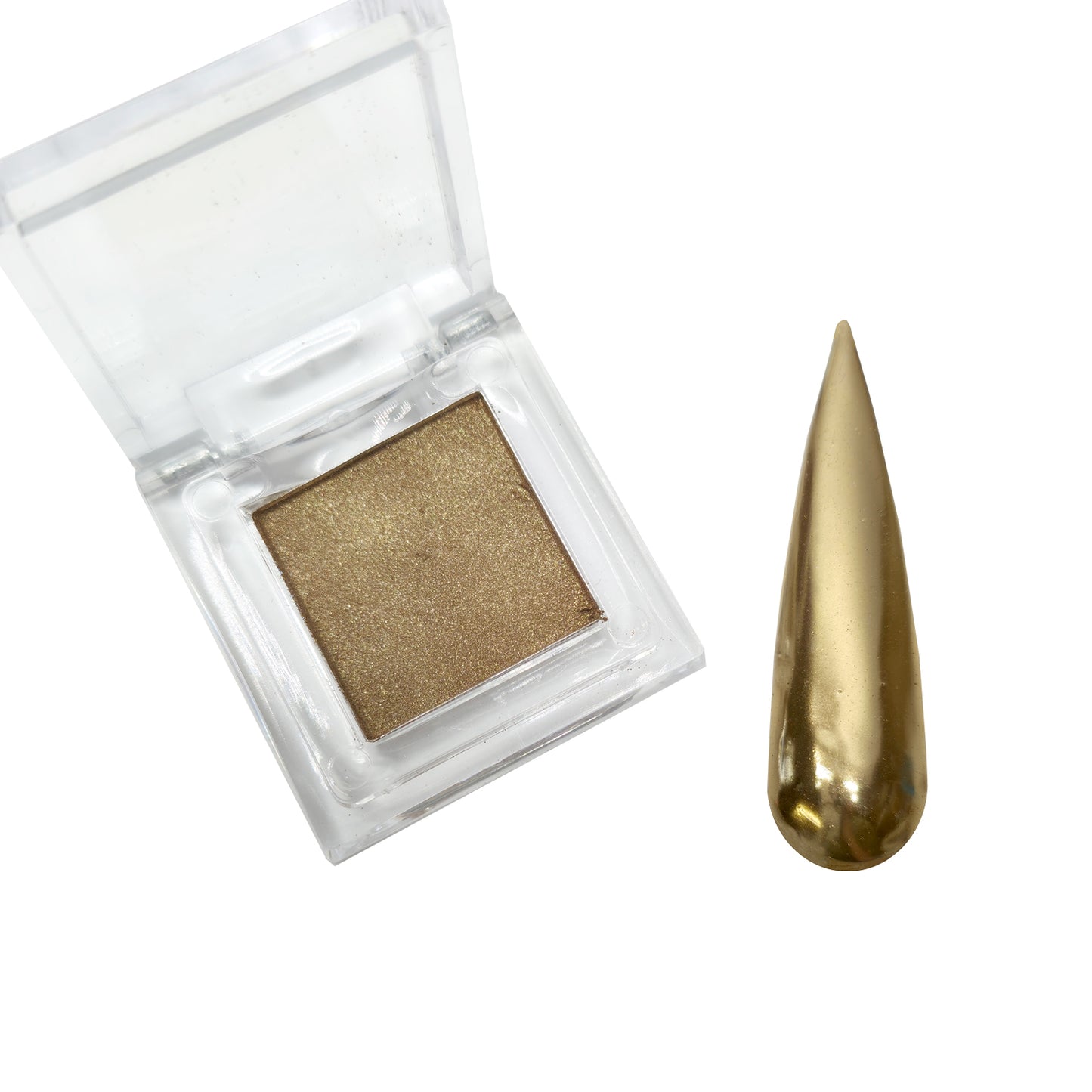 Pressed Chrome Nail Powder - Gold