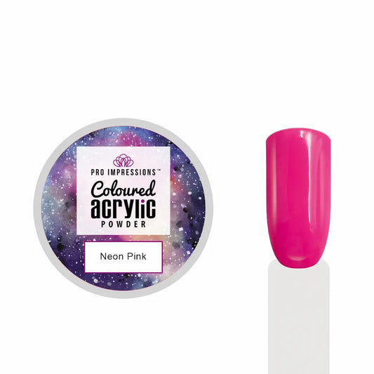 Neon Pink Coloured Acrylic Powder - 10g