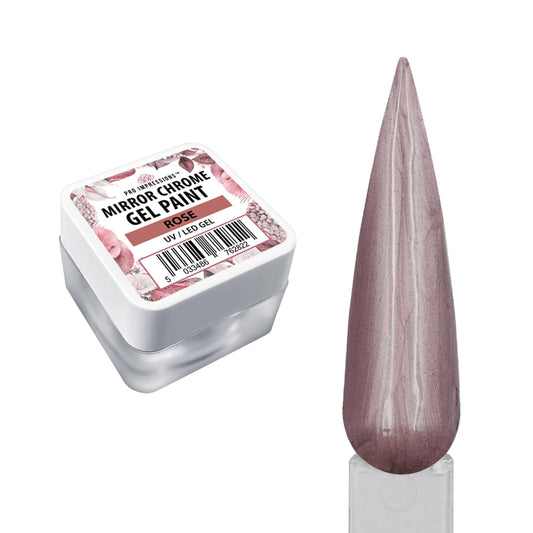 Premium Mirror Chrome Gel Paint - Rose