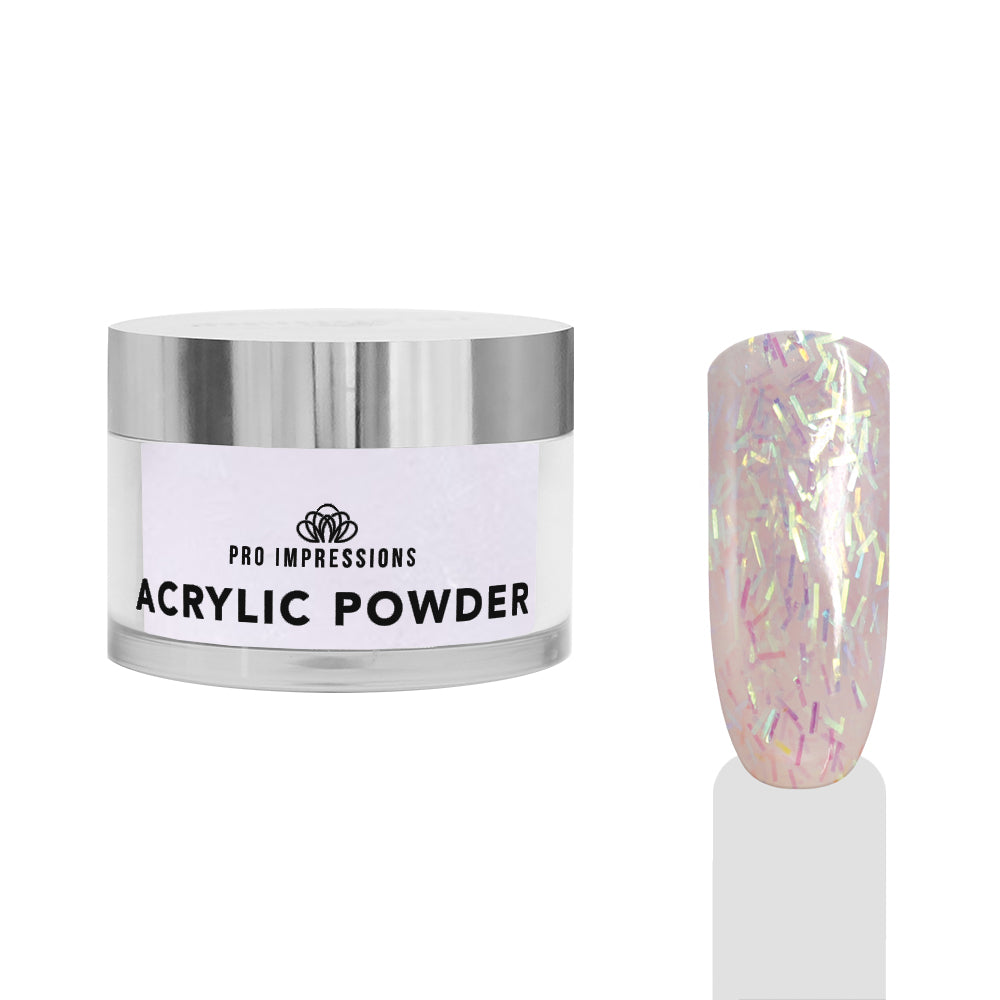 Holographic Tinsel Coloured Acrylic Powder - 50g