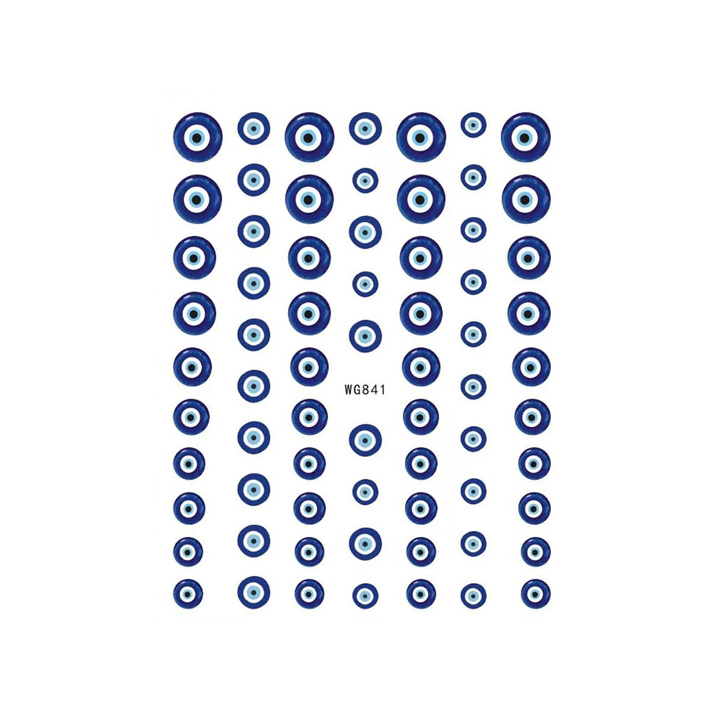 Nail Art Stickers - Evil Eye WG841