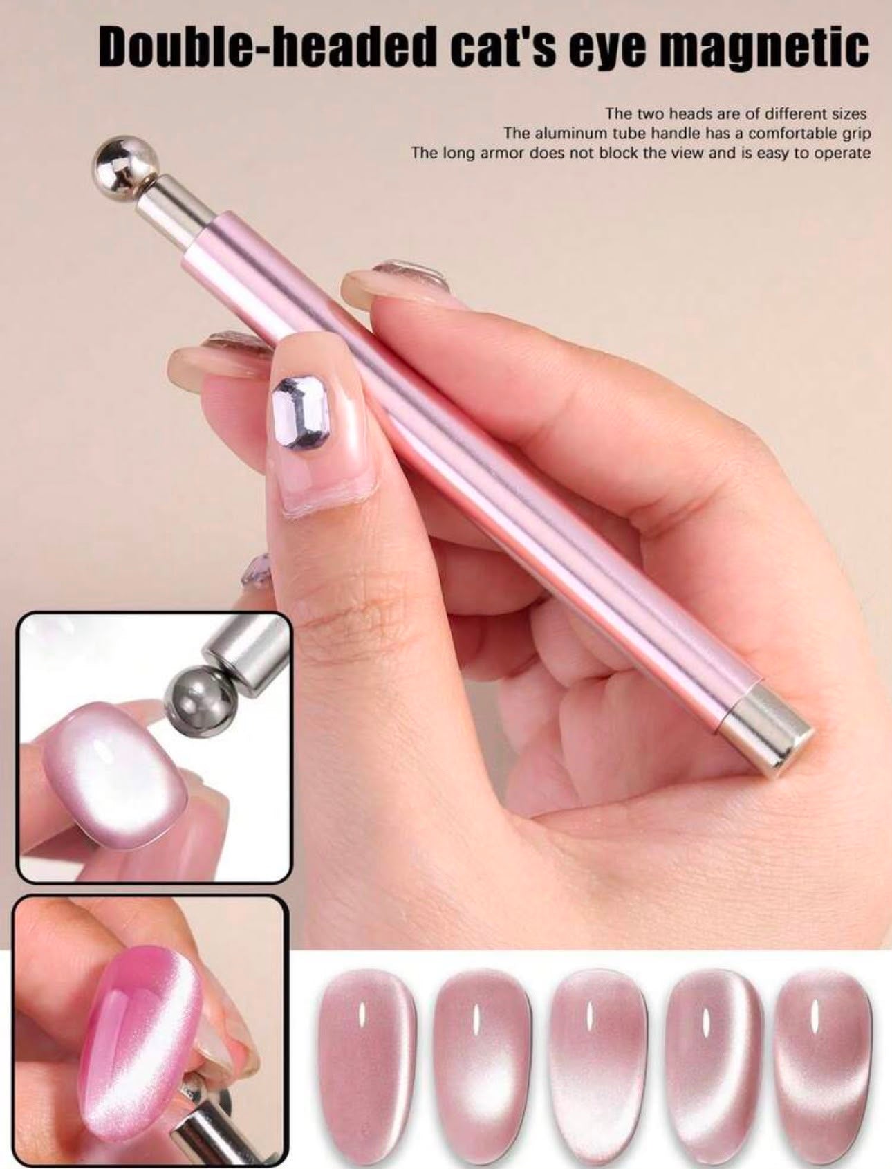 Cat Eye Gel Polish Cylinder Magnet