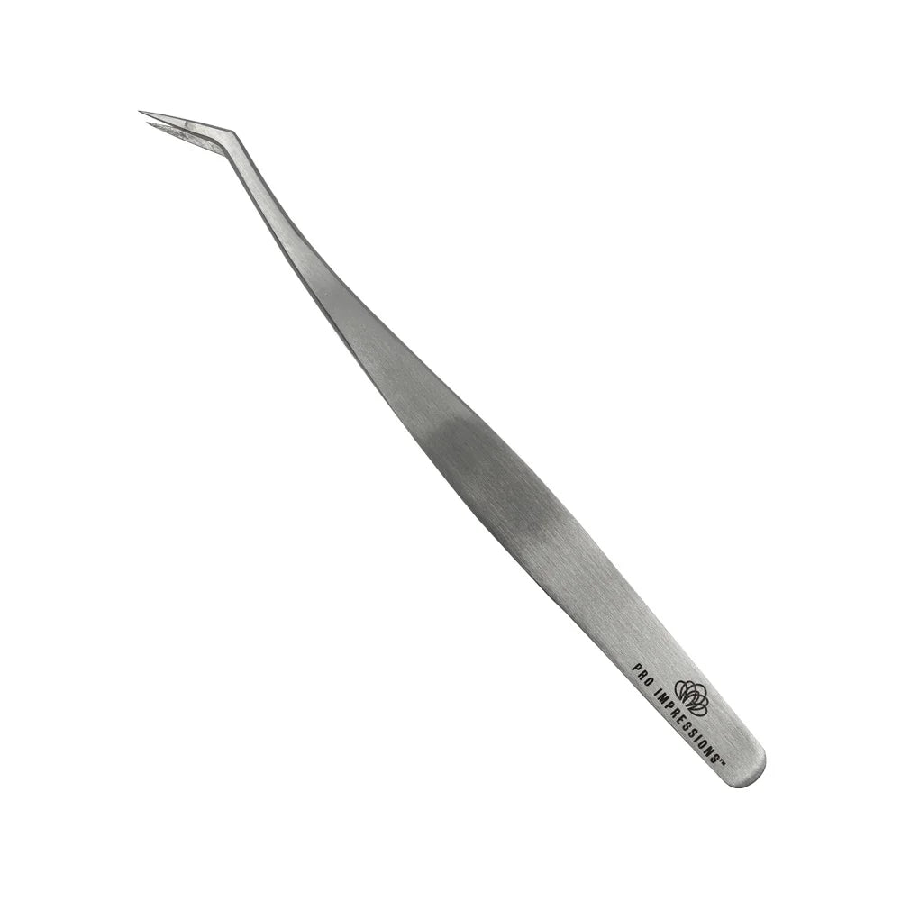 Angled Eyelash Extension Tweezer B