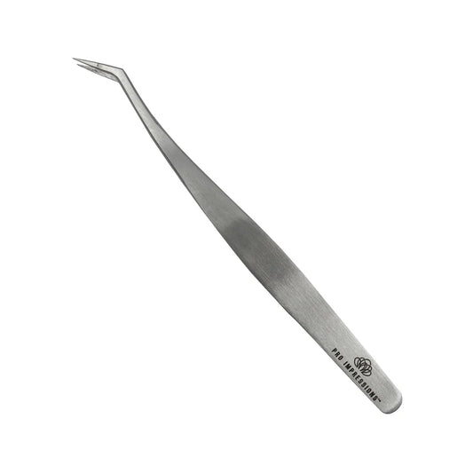 Angled Eyelash Extension Tweezer Style B