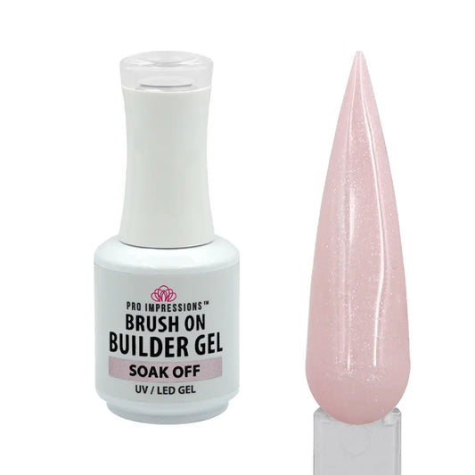 Premium Brush on Builder Gel - Shimmer Blossom