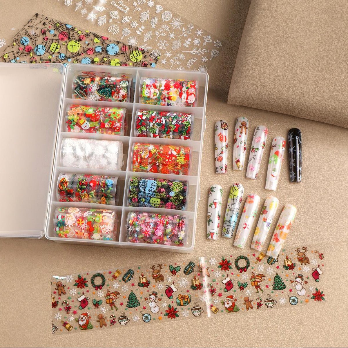 Nail Transfer Foils - Christmas Designs
