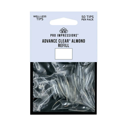 Advance Clear® Almond Well Less Nail Tips