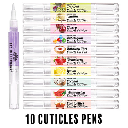 Cuticle Oil Pen Collection - 10 Pens