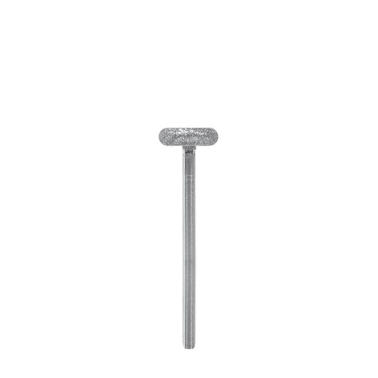 Diamond - Flat Round Pedicure E-File Nail Drill Bit - Medium