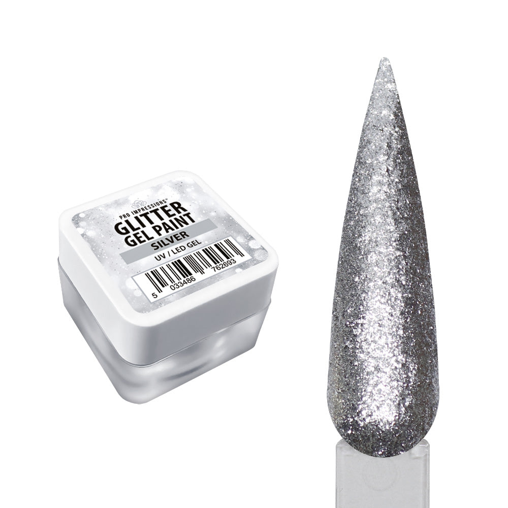 Premium Glitter Gel Paint Duo - Gold & Silver