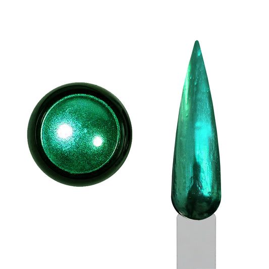 Chrome Nail Powder - Green