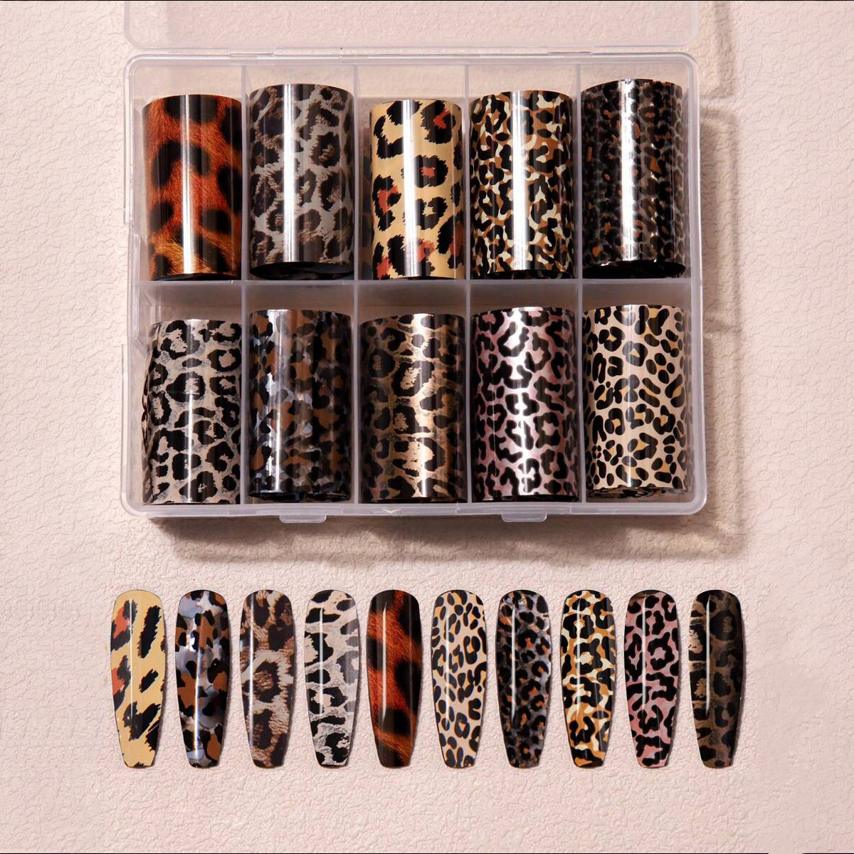 Nail Transfer Foils - Wild Cat Print