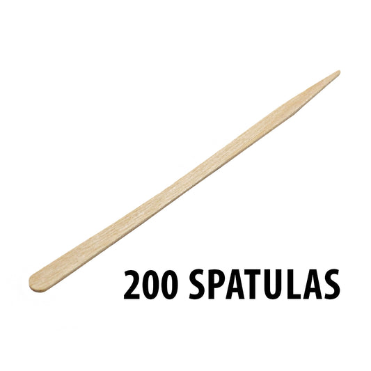 Apretique Mini Eyebrow Waxing Spatulas - 200 Pack
