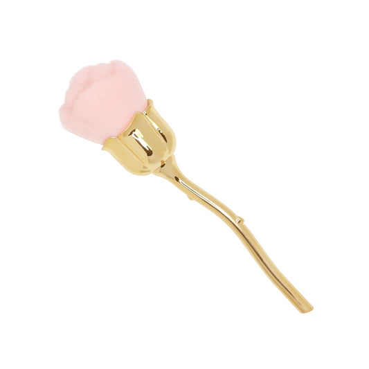 Gold Rose Dust Brush