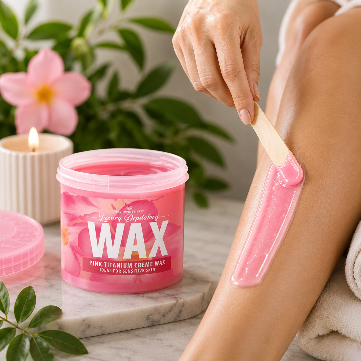 Pink Titanium Crème Wax 450g