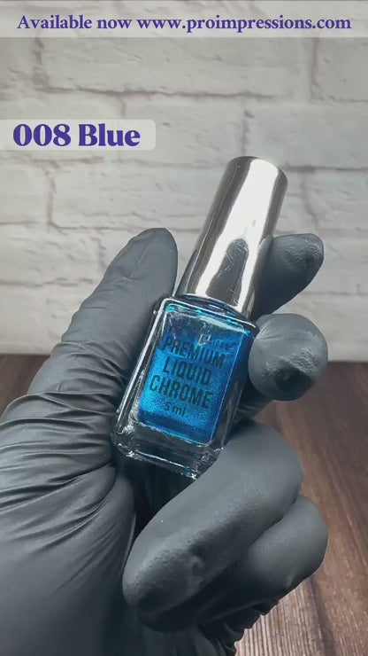 Premium Liquid Chrome - Metallic Collection - Blue 008