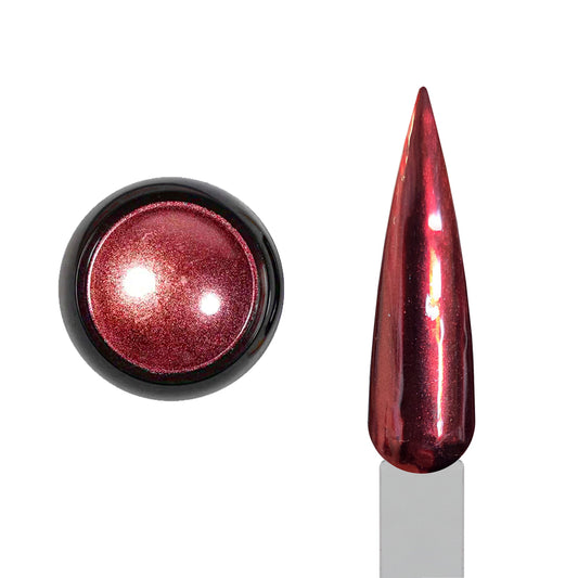Chrome Nail Powder - Red
