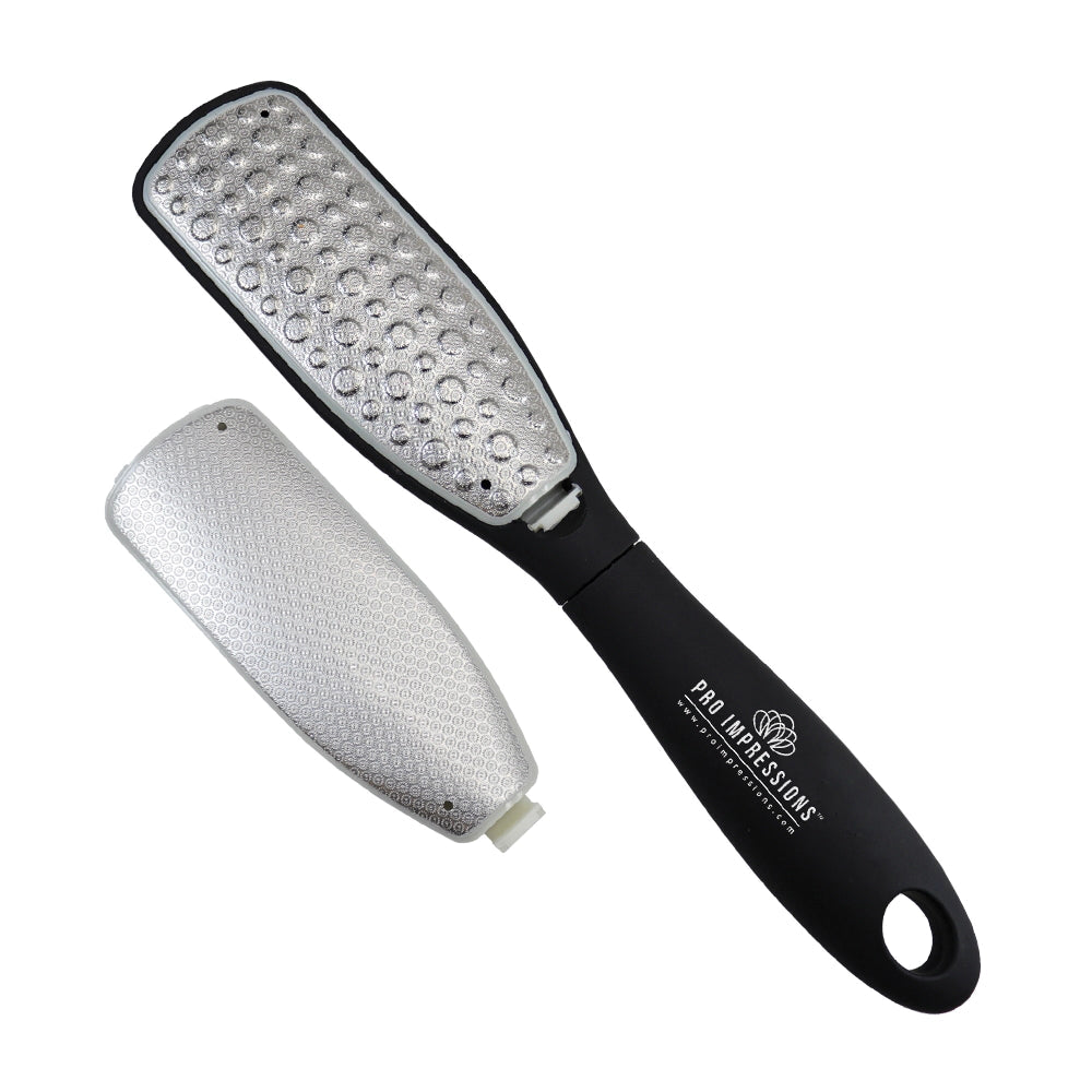 Large Stainless Steel Foot File With Replacement Heads