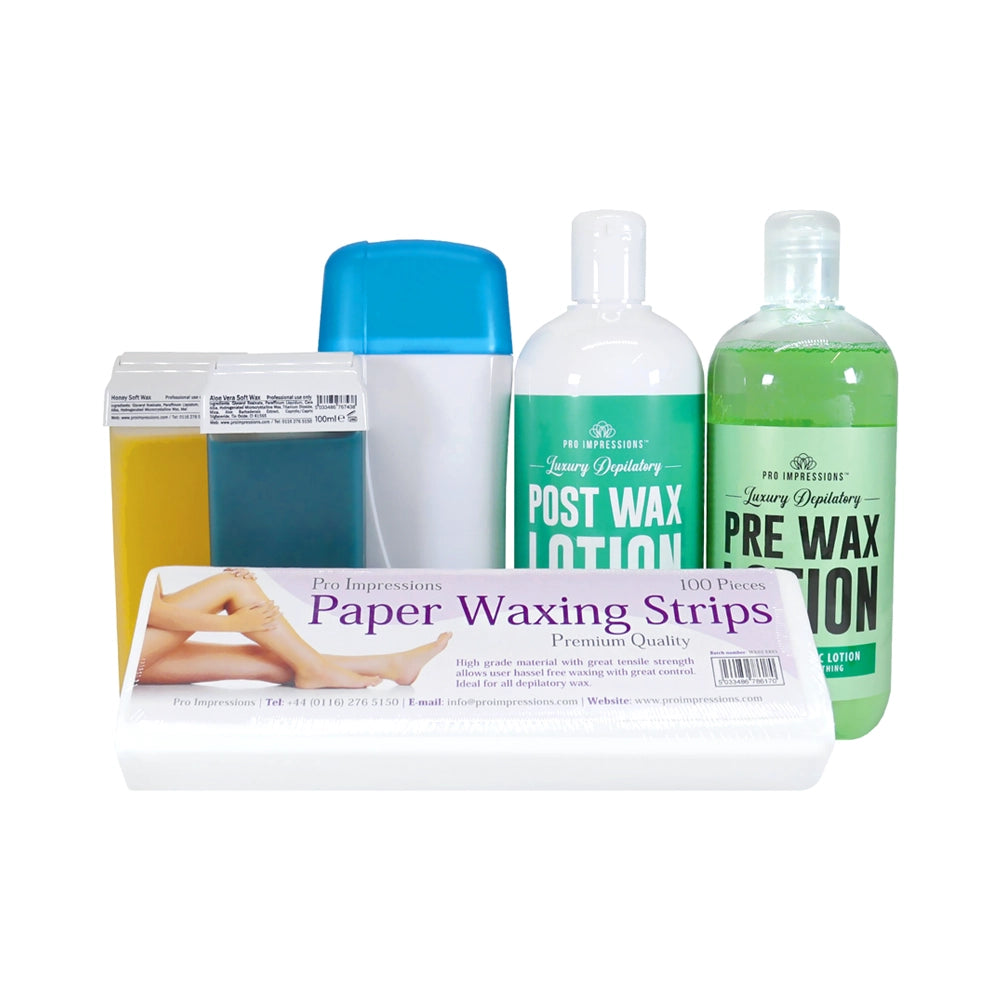 6 Piece Roll On Wax Kit