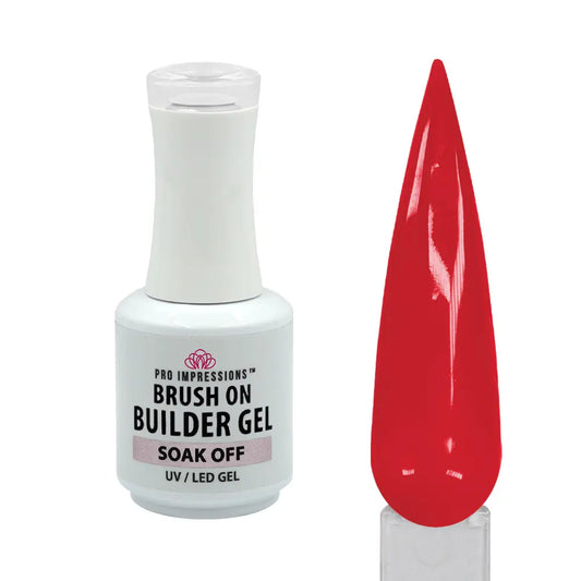Premium Brush on Builder Gel - Scarlet 15ml