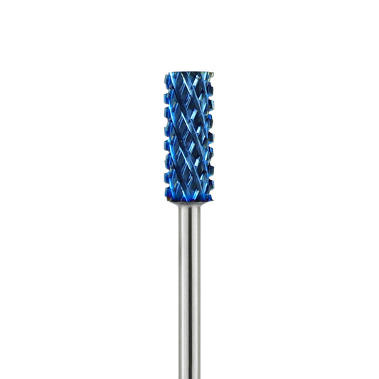 Blue Carbide - Small Barrel E-File Nail Drill Bit - 4x Coarse
