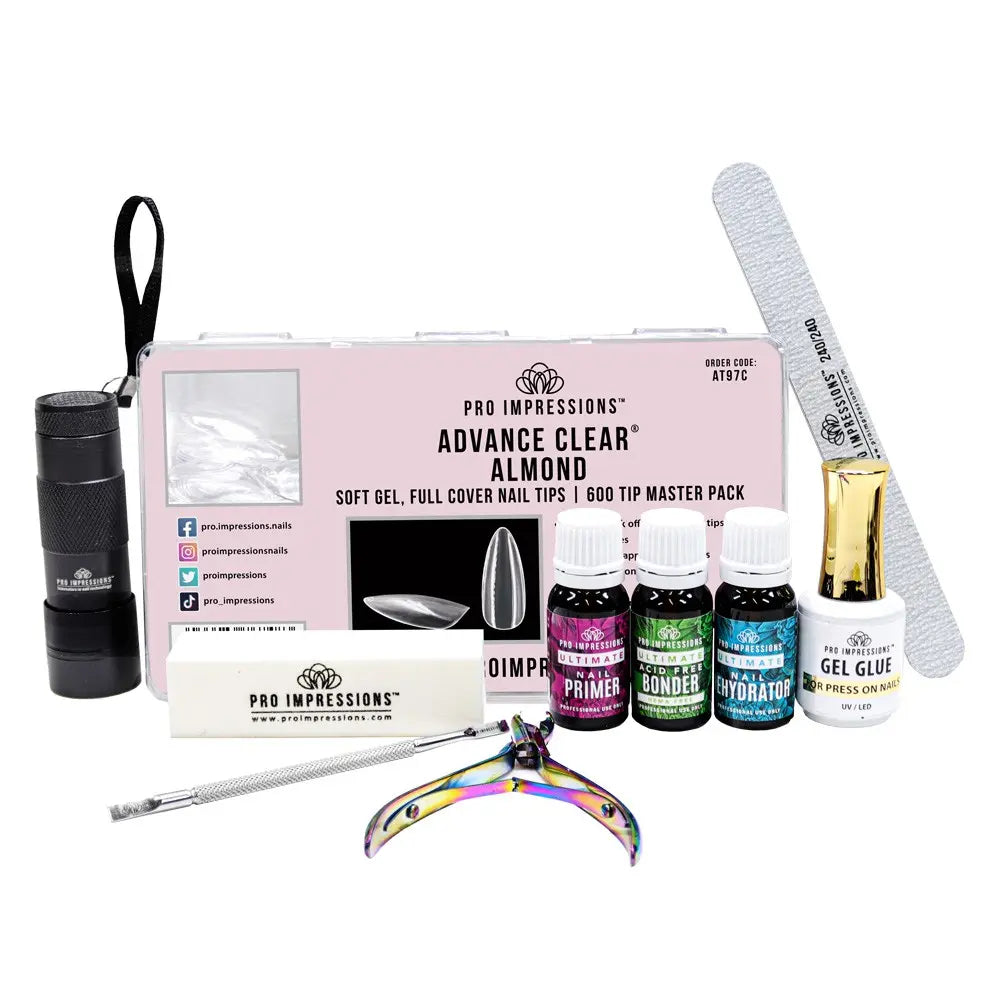 10 Piece Soft Gel Press on Nails Kit