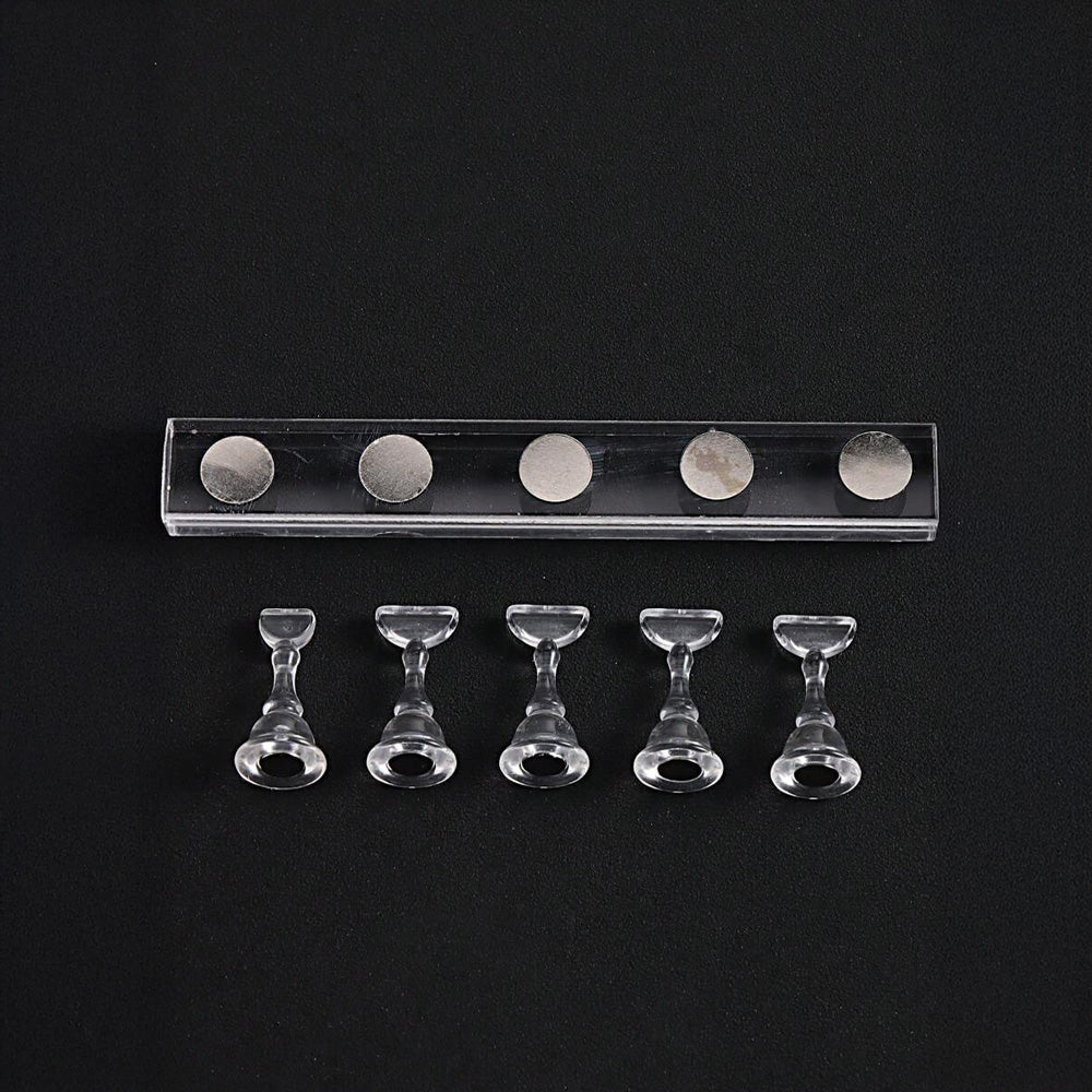 Magnetic Nail Art Clear Display Stand