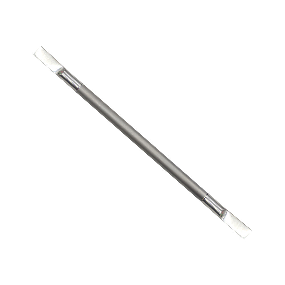 Satin Double Ended Flat Cuticle Scraper