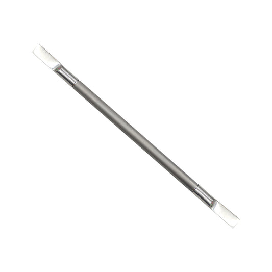 Satin Double Ended Flat Cuticle Scraper