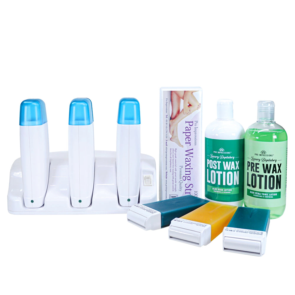 Professional Trio Roll on Wax Heater Kit