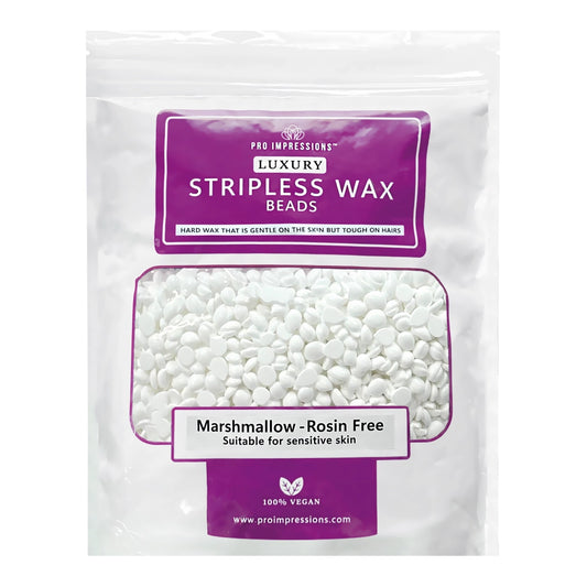 Luxury Stripless Wax Beads - Marshmallow - Rosin Free (Sensitive Skin) - 500g