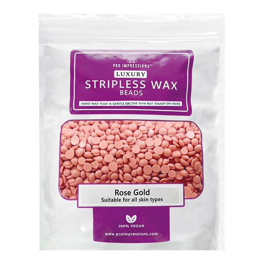 Luxury Stripless Wax Beads - Rose Gold - 500g