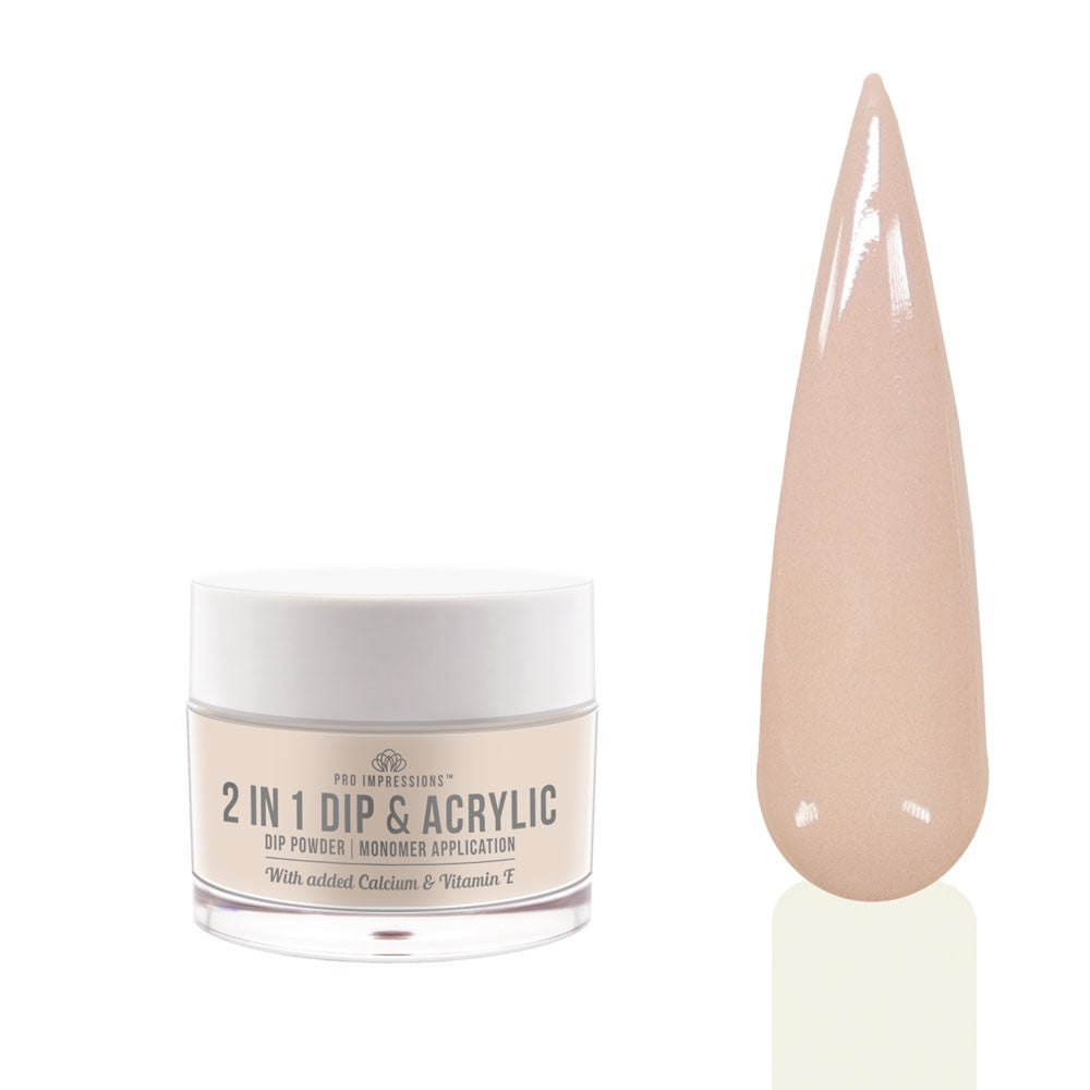 2 In 1 Dip & Acrylic Powder - No.19 Nude (Natural) - 30g
