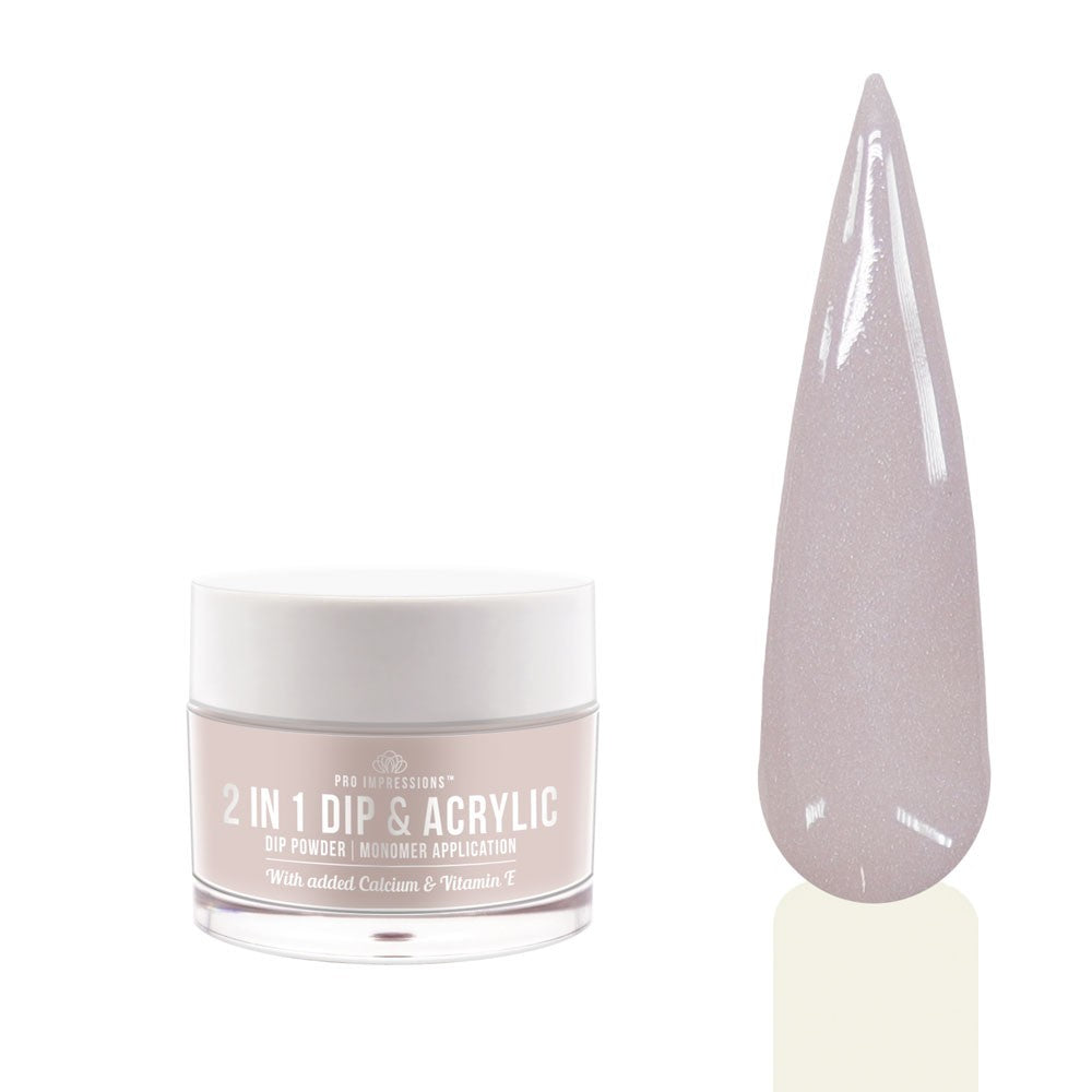 2 In 1 Dip & Acrylic Powder - No.7 Lilac Shimmer - 30g