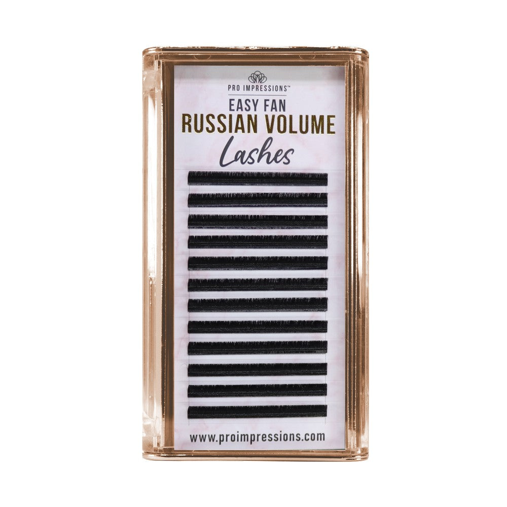 Easy Fan Russian Volume Lashes - (One Length Per Pack)