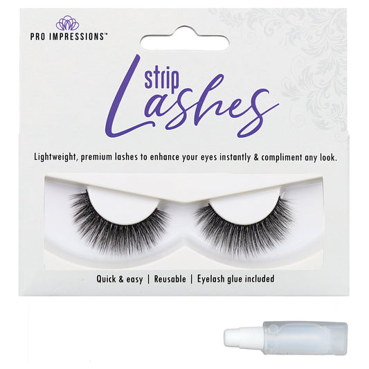 Premium 3D Silk Volume Strip Lashes - SL007