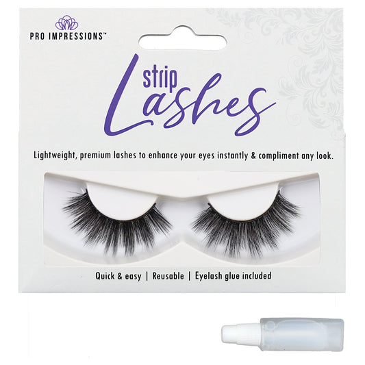 Premium 3D Silk Volume Strip Lashes - SL044