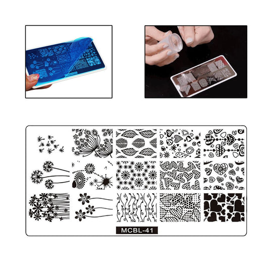 Stamping Nail Art Plate - MCBL41