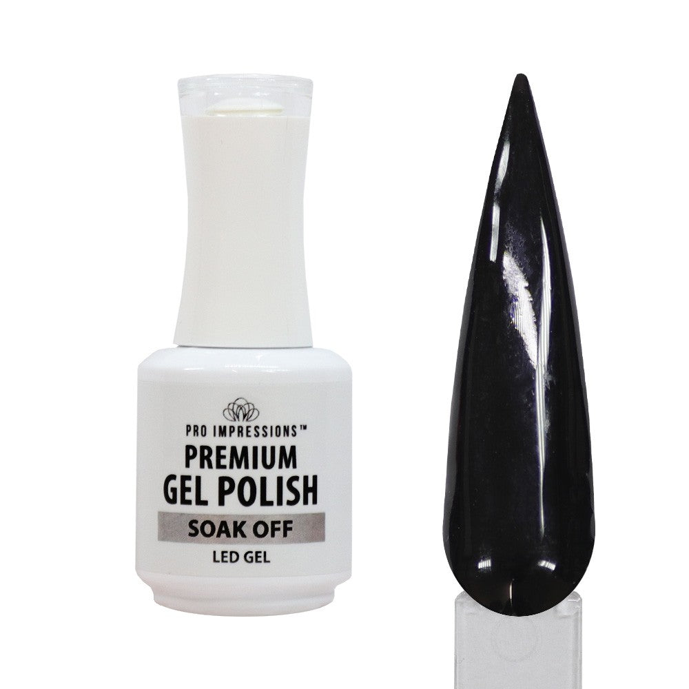 Premium Gel Polish - Midnight Black