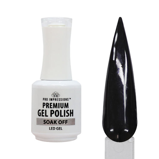 Premium Gel Polish - Midnight Black