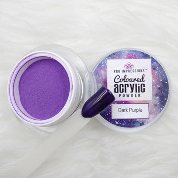 Dark Purple Coloured Acrylic Powder - 10g