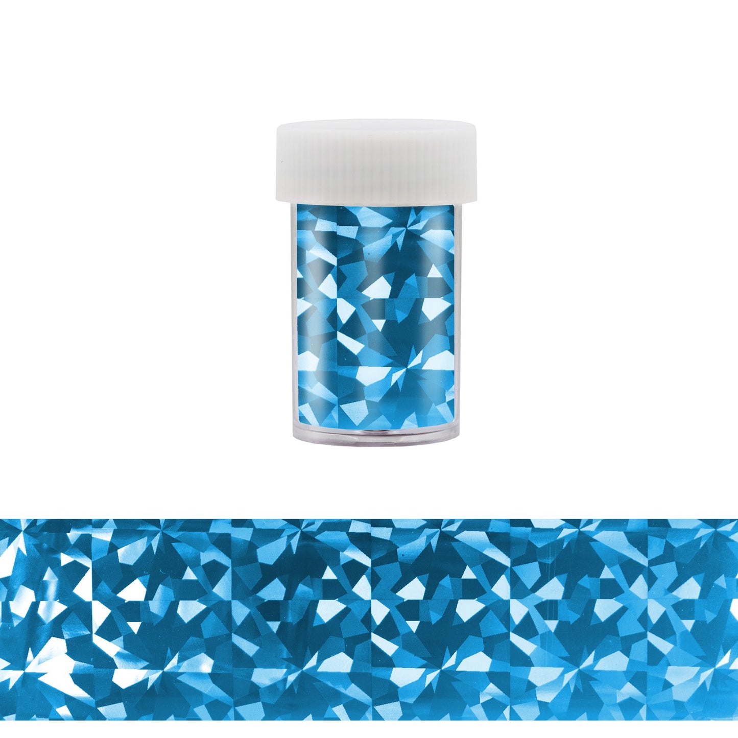 Nail Art Transfer Foil - Light Blue Shards