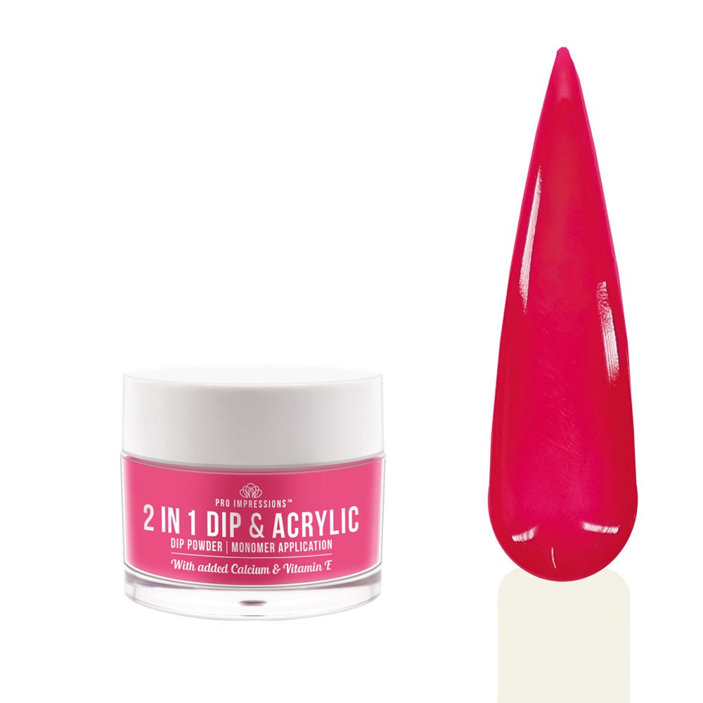 2 In 1 Dip & Acrylic Powder - No.4 Magenta - 30g