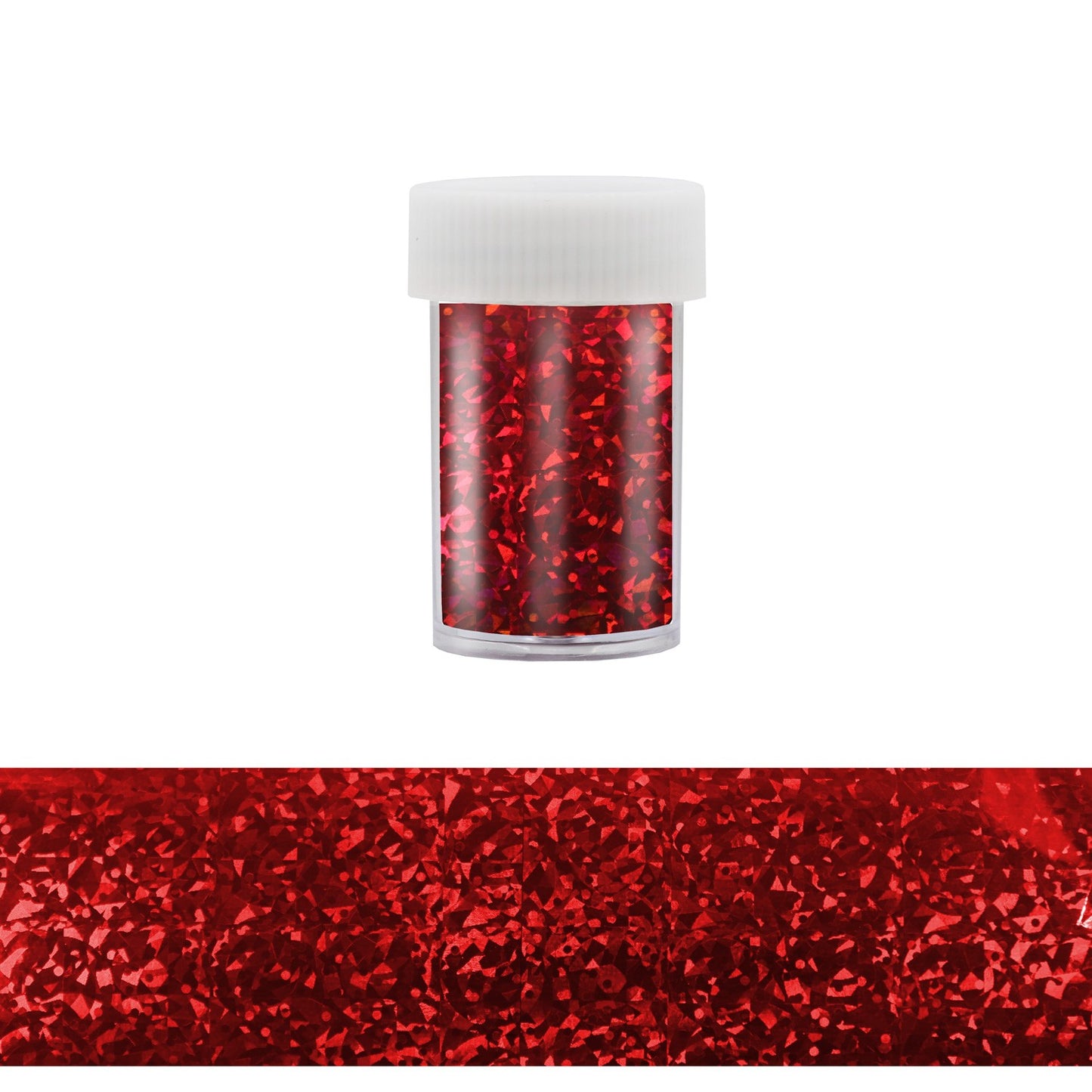 Nail Art Transfer Foil - Mini Red Shards