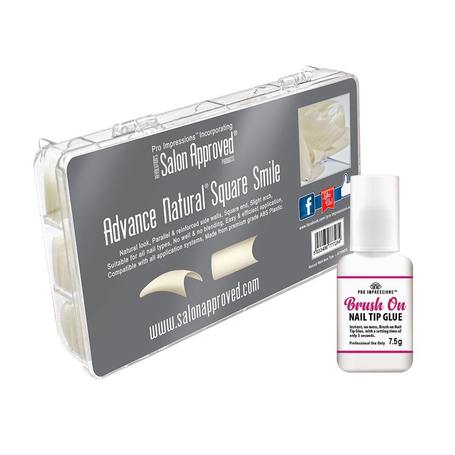 Advance Natural® Square Smile Nail Tips