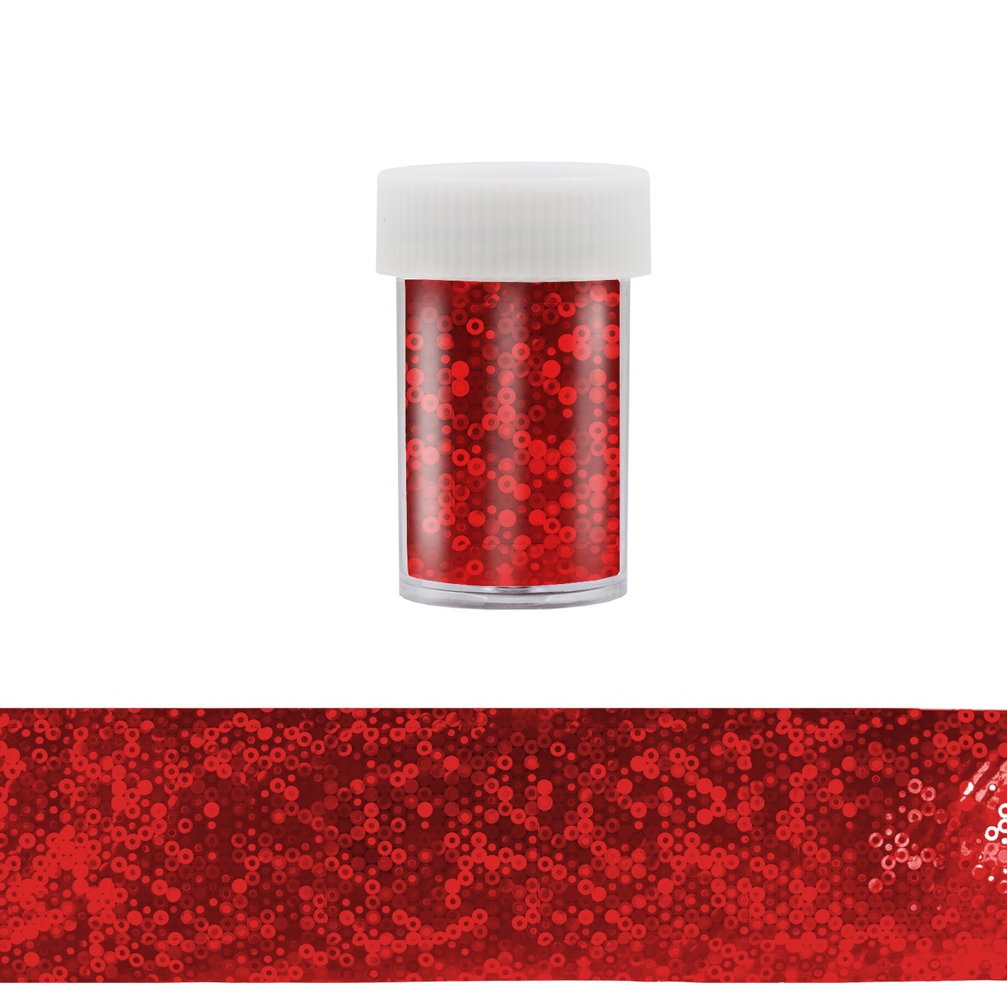 Nail Art Transfer Foil - Red Dots